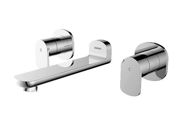 HH-222150-0100雙柄雙控入墻面盆水嘴